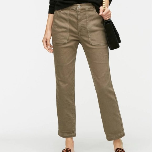J. Crew Pants - J.Crew Straight-leg crop jean - Army Surplus style